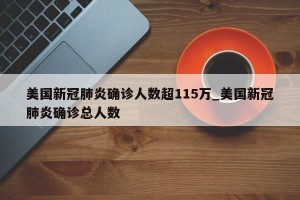 美国新冠肺炎确诊人数超115万_美国新冠肺炎确诊总人数