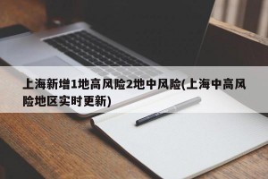 上海新增1地高风险2地中风险(上海中高风险地区实时更新)